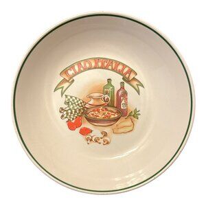 Ciao Italia Italian Kitchen Serving Bowl – Over and Back, Inc. – 13 x 4 x 7 in –